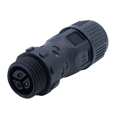 M16 Sekrup Tipe IP68 Pria Dan Wanita Waterproof Plug Connector untuk LED Outdoor Light