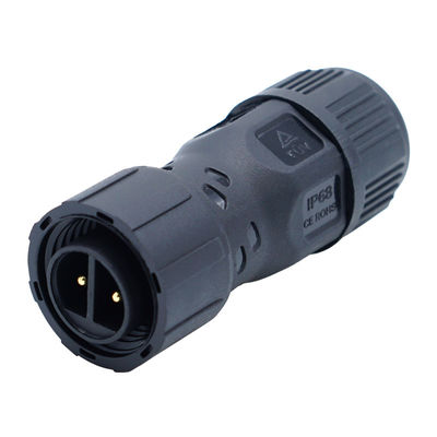 M16 Sekrup Tipe IP68 Pria Dan Wanita Waterproof Plug Connector untuk LED Outdoor Light